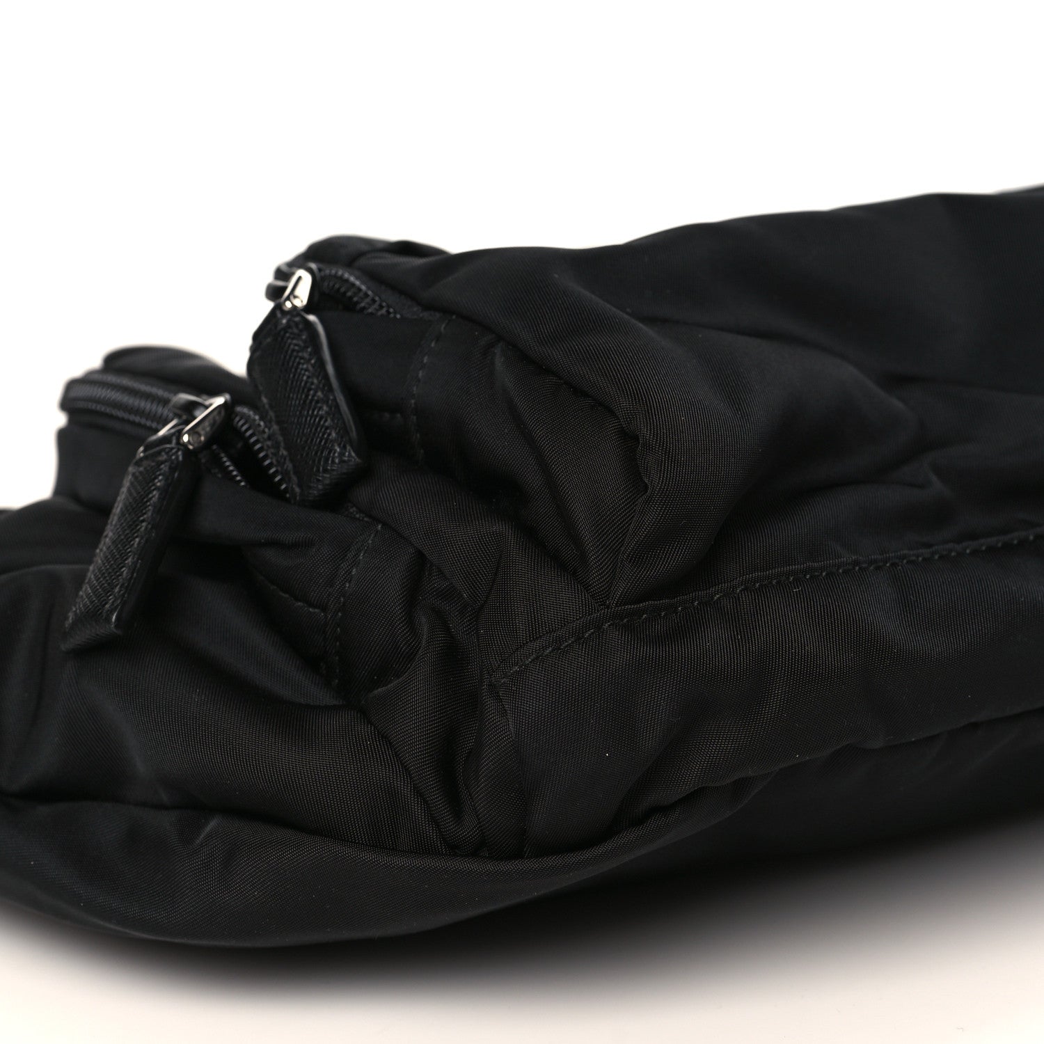 Prada Tessuto Nylon Belt Bag Black 7 of 8