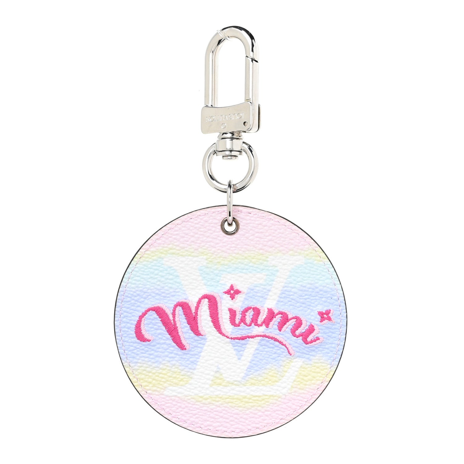 Louis Vuitton Monogram Escale Miami Bag Charm Key Holder Pastel 1 of 4