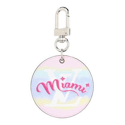 Louis Vuitton Monogram Escale Miami Bag Charm Key Holder Pastel 1 of 4