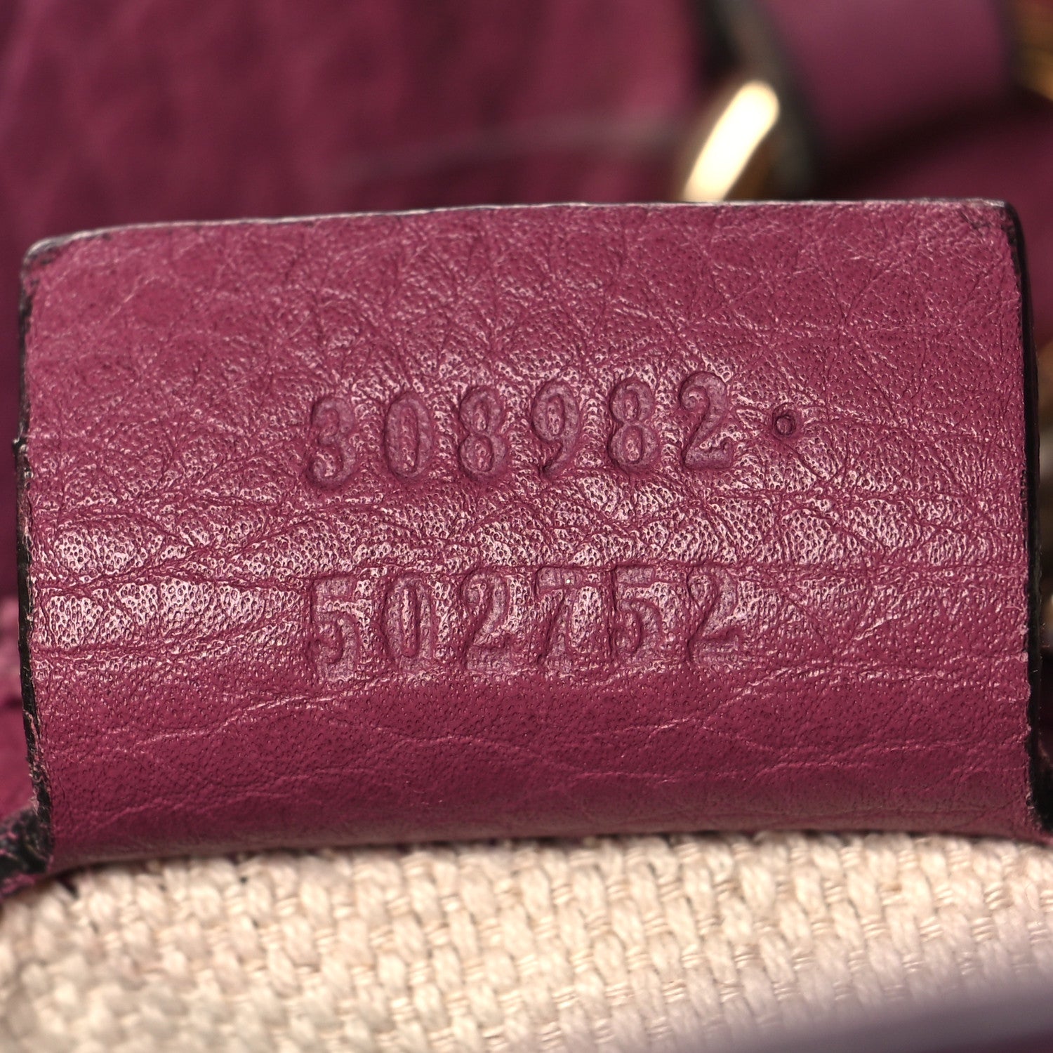 Gucci Pebbled Calfskin Medium Soho Chain Shoulder Bag Peonia Flower 7 of 15