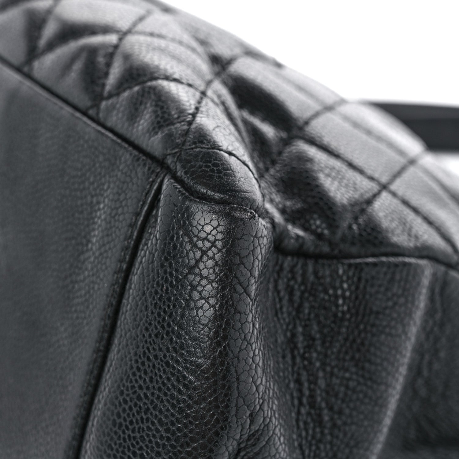 Chanel Caviar Quilted Grand Shopping Tote GST Black 10 of 16