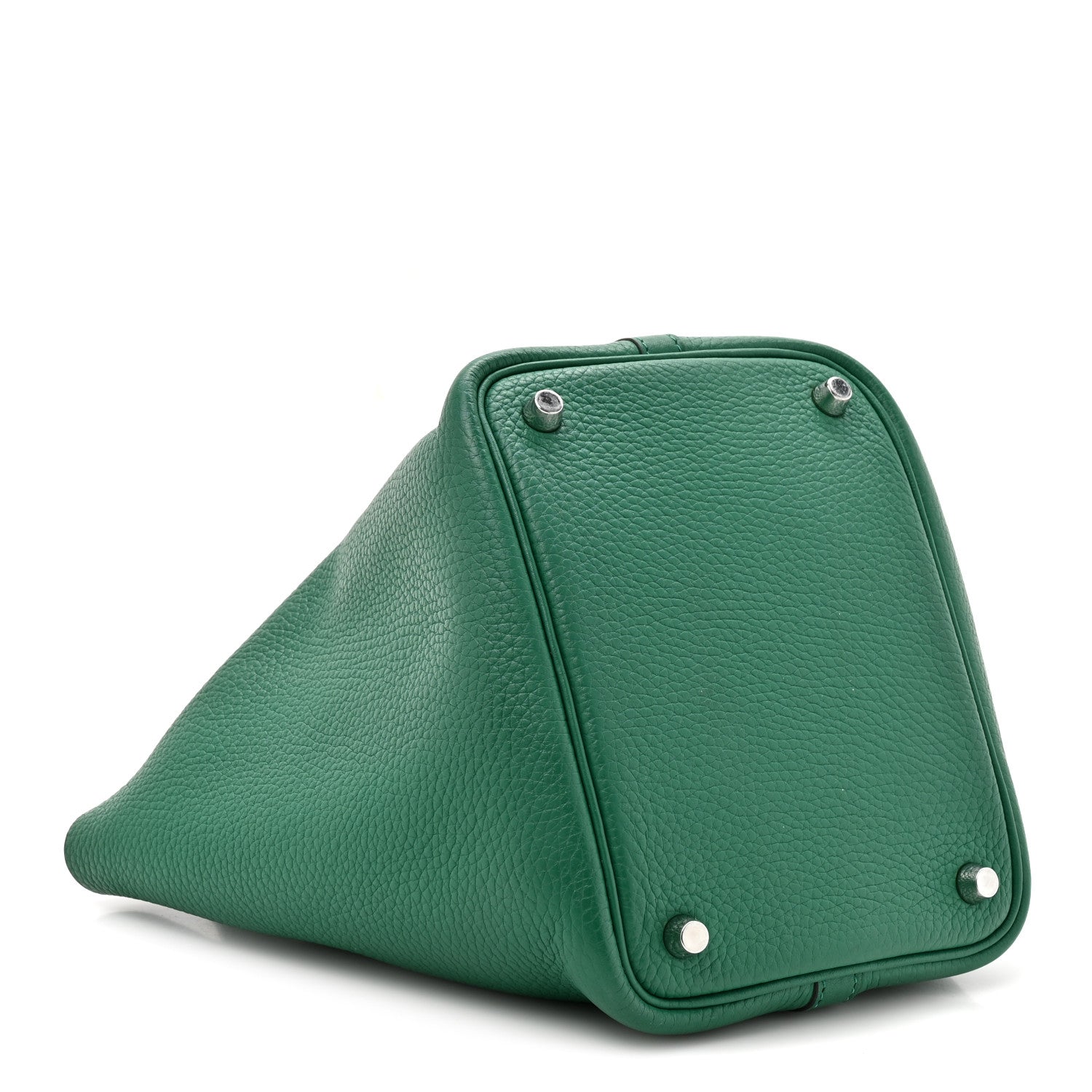 Hermes Taurillon Clemence Picotin Lock 18 Vert Vertigo 4 of 11
