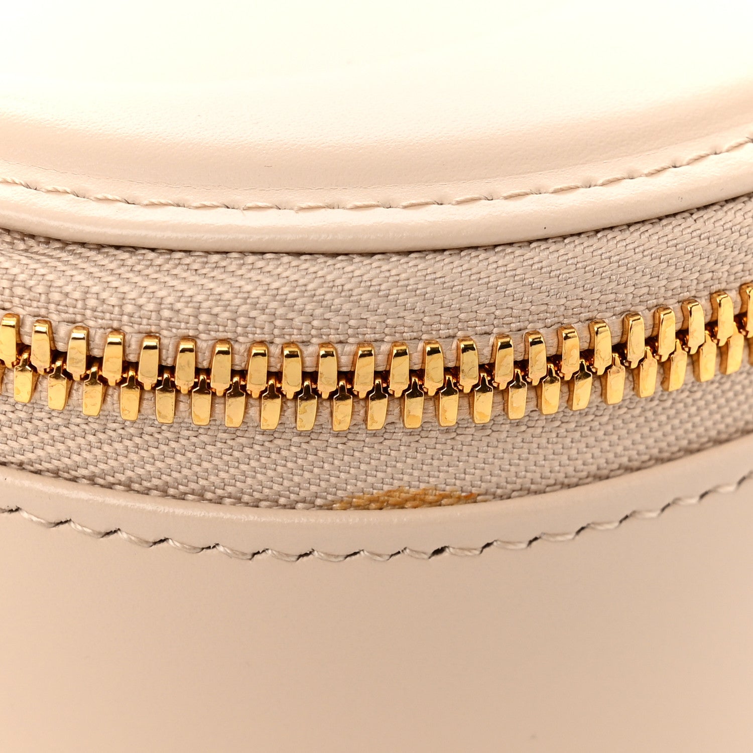 Christian Dior Calfskin CD Signature Oval Crossbody Camera Bag Beige 11 of 11