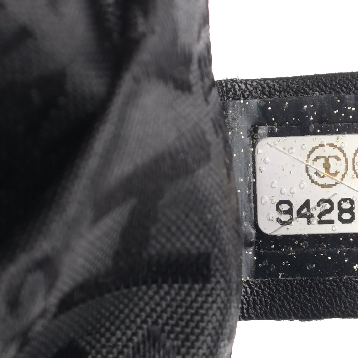 Chanel Lambskin Chain Stitch Clutch Black 7 of 14