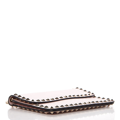 Valentino Garavani Calfskin Rockstud Chain Flap Crossbody Bag Cipria 5 of 6