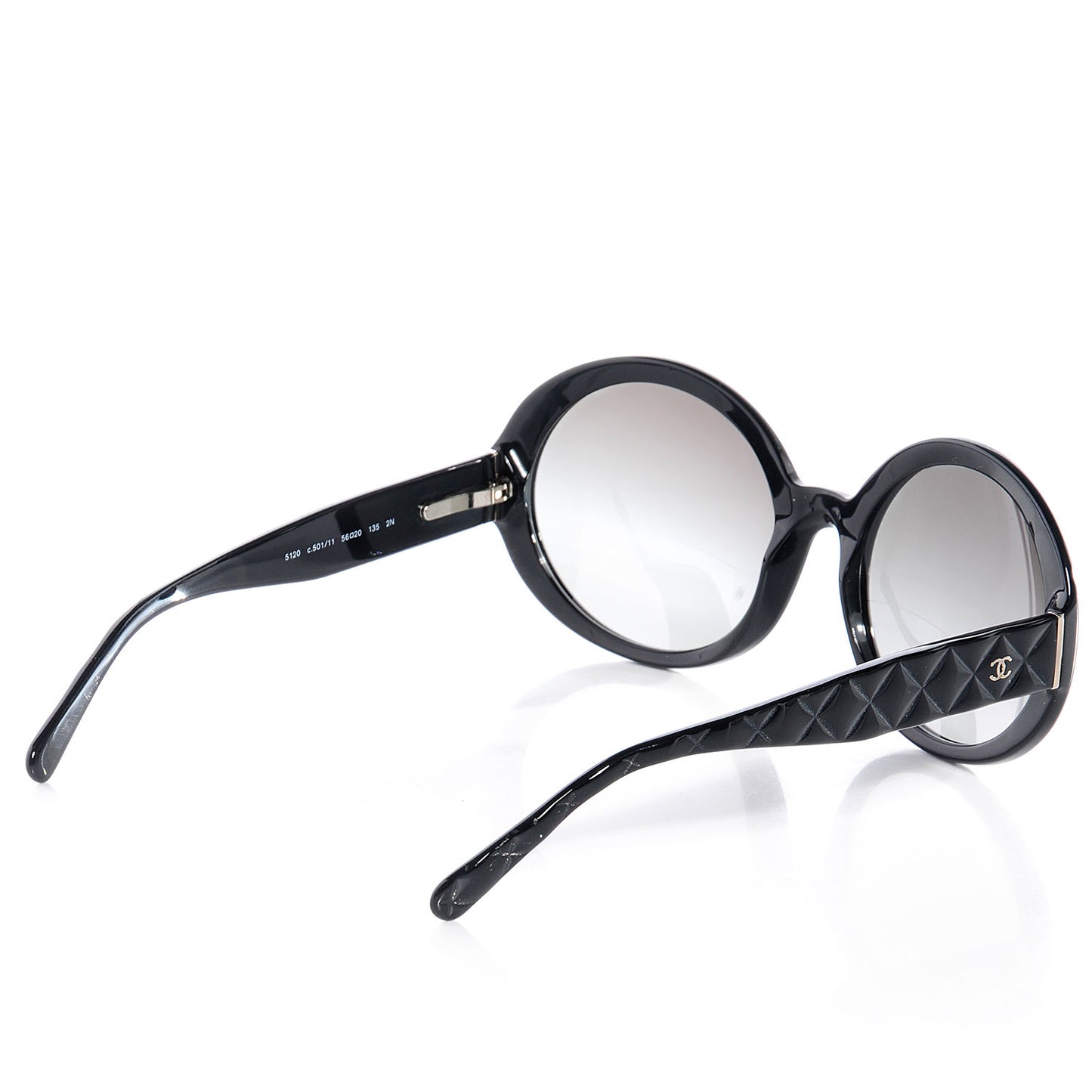 Quilted CC Mod Sunglasses 5120 Black