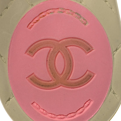 Chanel Jelly Quilted Camellia Thong Sandal 39 Pink Beige 8 of 11