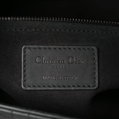 Christian Dior Ultra Matte Calfskin Cannage Medium Lady Dior Black 6 of 9