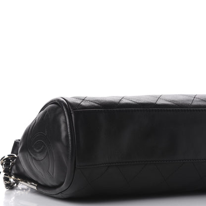 Chanel Lambskin Stitched Medium Ultimate Soft Tote Black 6 of 10