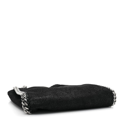 Stella McCartney Shaggy Deer Mini Falabella Fold Over Tote Black 4 of 8