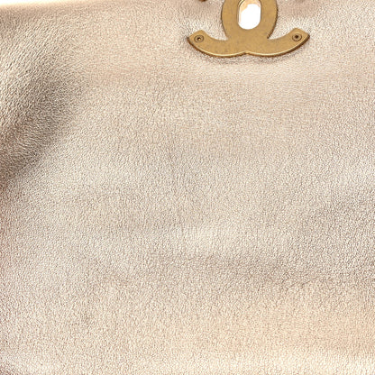 Chanel Metallic Lambskin Quilted Medium Chanel 19 Flap Gold 16 of 16