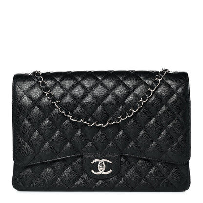 Chanel Caviar Quilted Maxi Double Flap Black 1 of 9