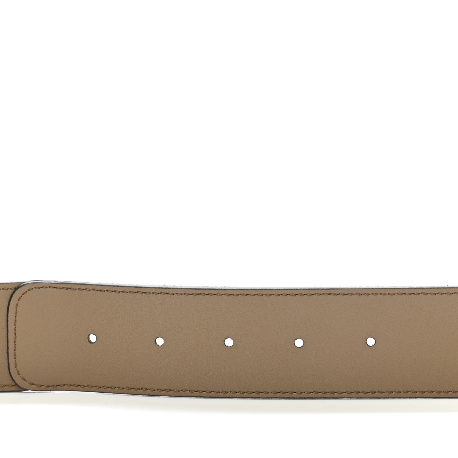 Gucci GG Supreme Monogram Suede Dionysus 40mm Belt 75 30 Beige Taupe 3 of 6