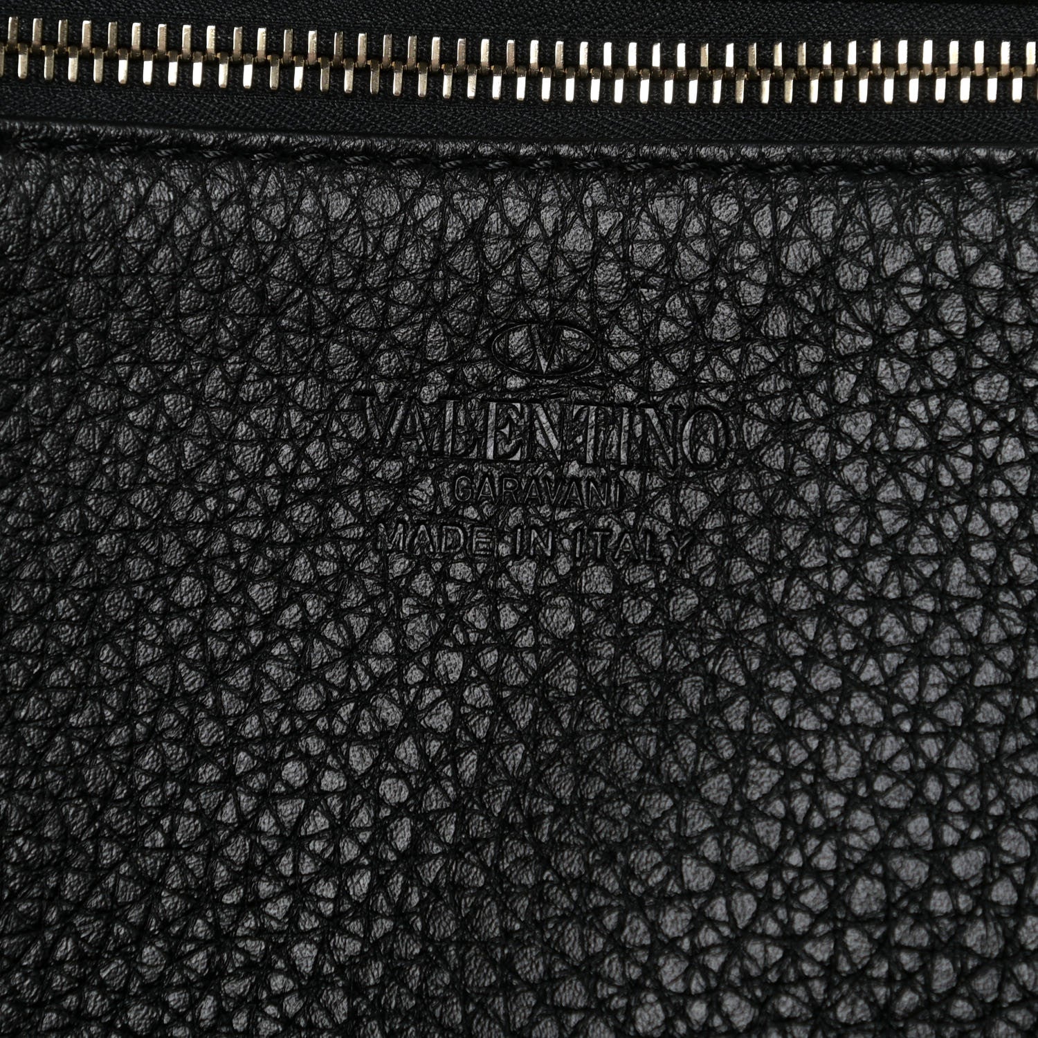 Valentino Garavani Pebbled Calfskin Medium Rockstud Tote Black 8 of 11