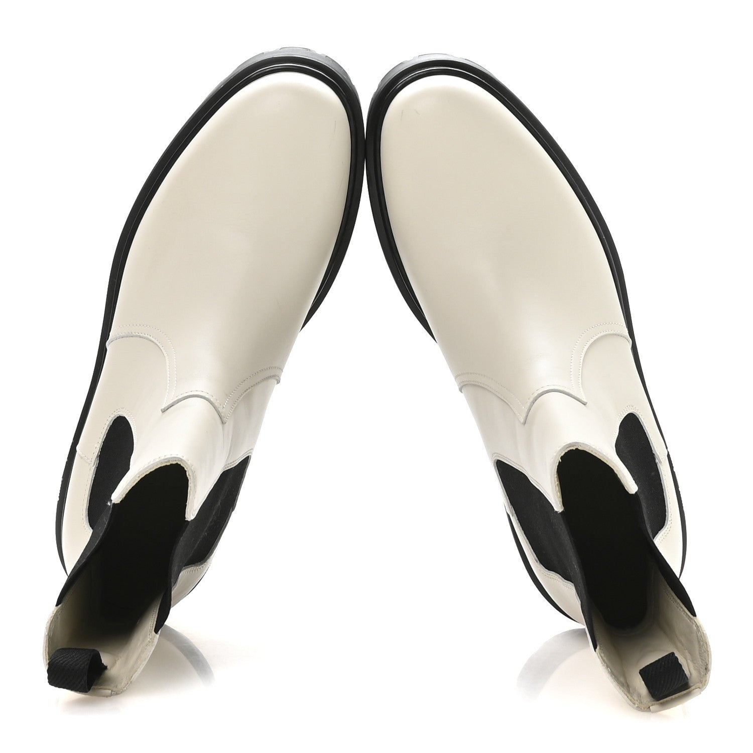 Hermes Calfskin Harrow Ankle Boots 38 Beige Glaise 2 of 8