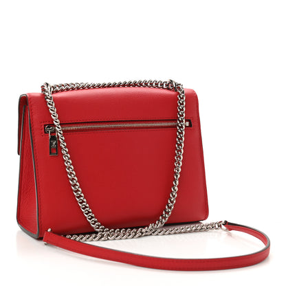 Louis Vuitton Soft Calfskin Mylockme Chain Bag BB Rubis 3 of 11