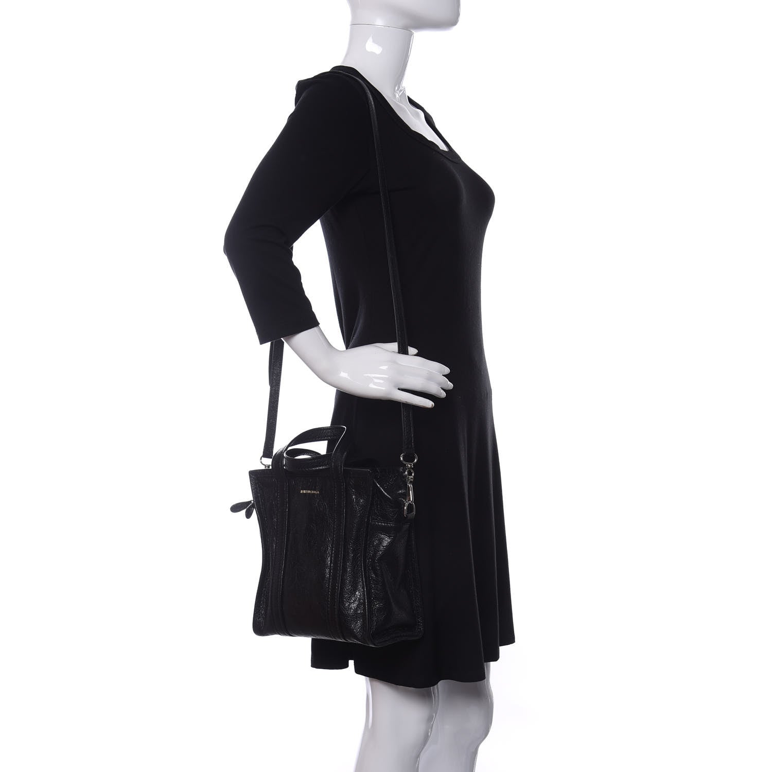 Balenciaga Agneau XS Bazar Shopper Tote Black 2 of 9