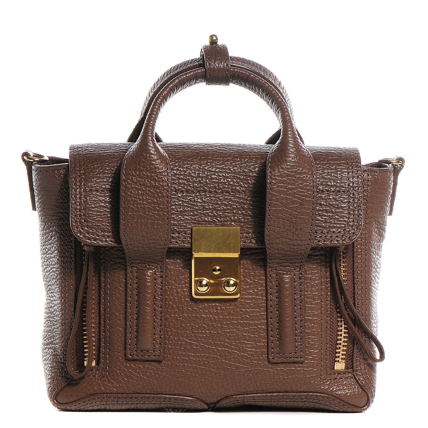 3.1 Leather Mini Pashli Satchel Taupe