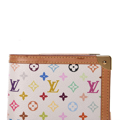 Louis Vuitton Monogram Multicolor Small Ring Agenda Cover White 8 of 13