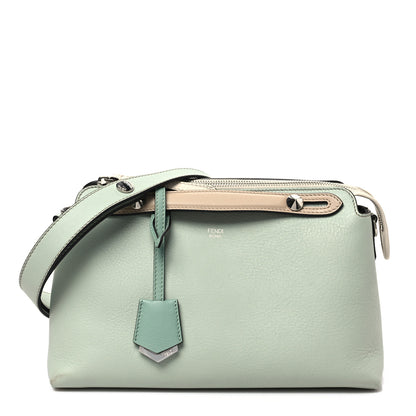 Fendi Vitello Dolce 4 Color Medium By The Way Boston Bag Oxygen Menta Multicolor 1 of 10