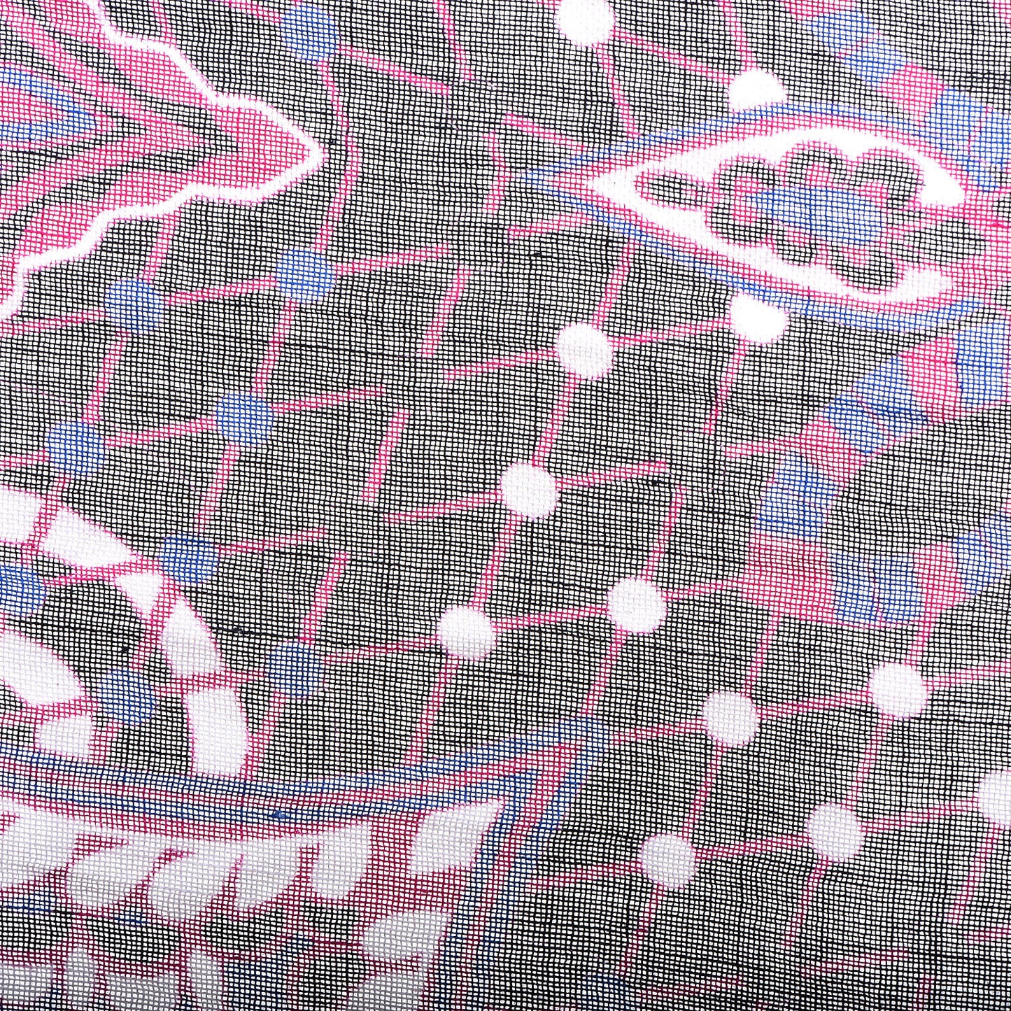 Cotton Etole Stole Blue Nuit