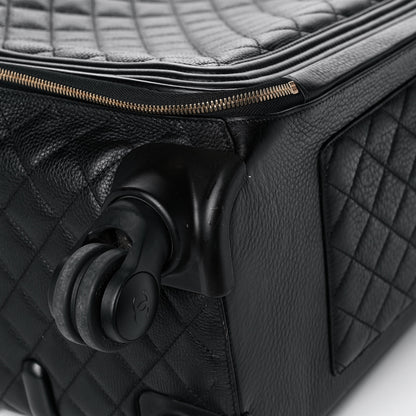 Chanel Calfskin Quilted Coco Case Trolley Black 8 of 13