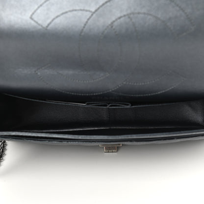 Chanel Metallic Calfskin Quilted 2.55 Reissue 227 Flap Charcoal 5 of 9