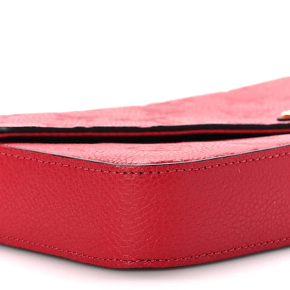 Louis Vuitton Empreinte Pochette Felicie Chain Wallet Scarlet 8 of 9