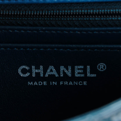 Chanel Patent Calfskin Quilted Mini Rectangular Flap Turquoise 6 of 8