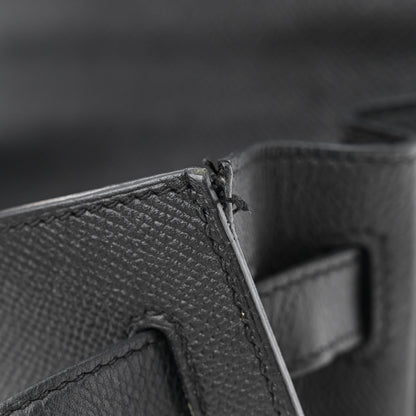 Hermes Epsom Kelly Sellier 32 Black 11 of 12