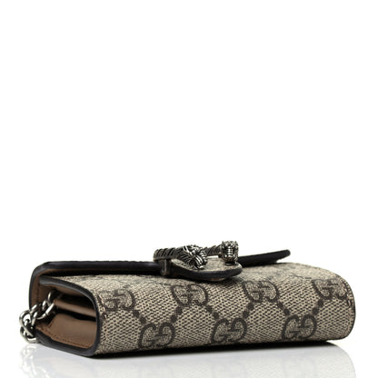 Gucci GG Supreme Monogram Dionysus Coin Purse Taupe 3 of 5