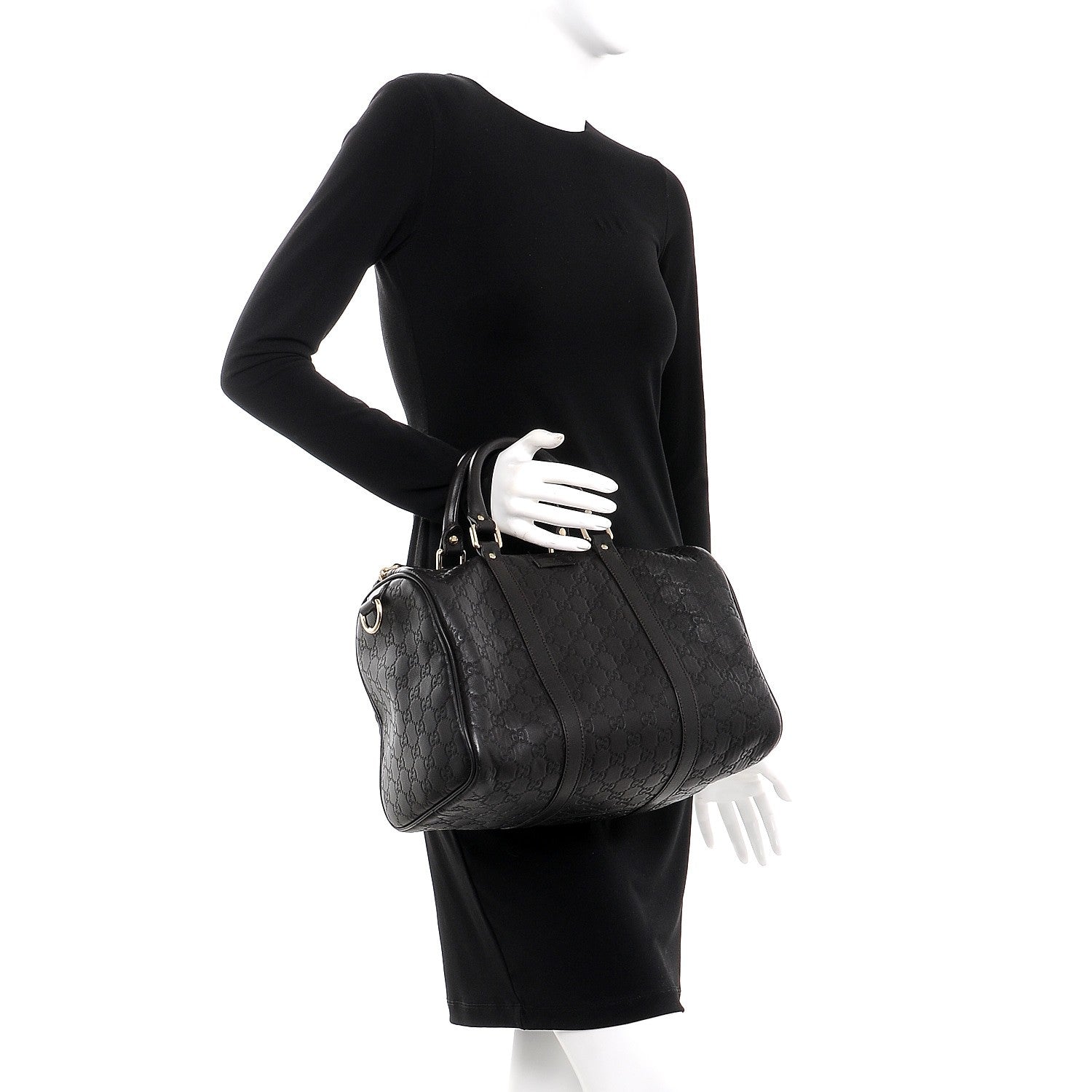 Gucci Guccissima Medium Joy Boston Dark Brown 2 of 6