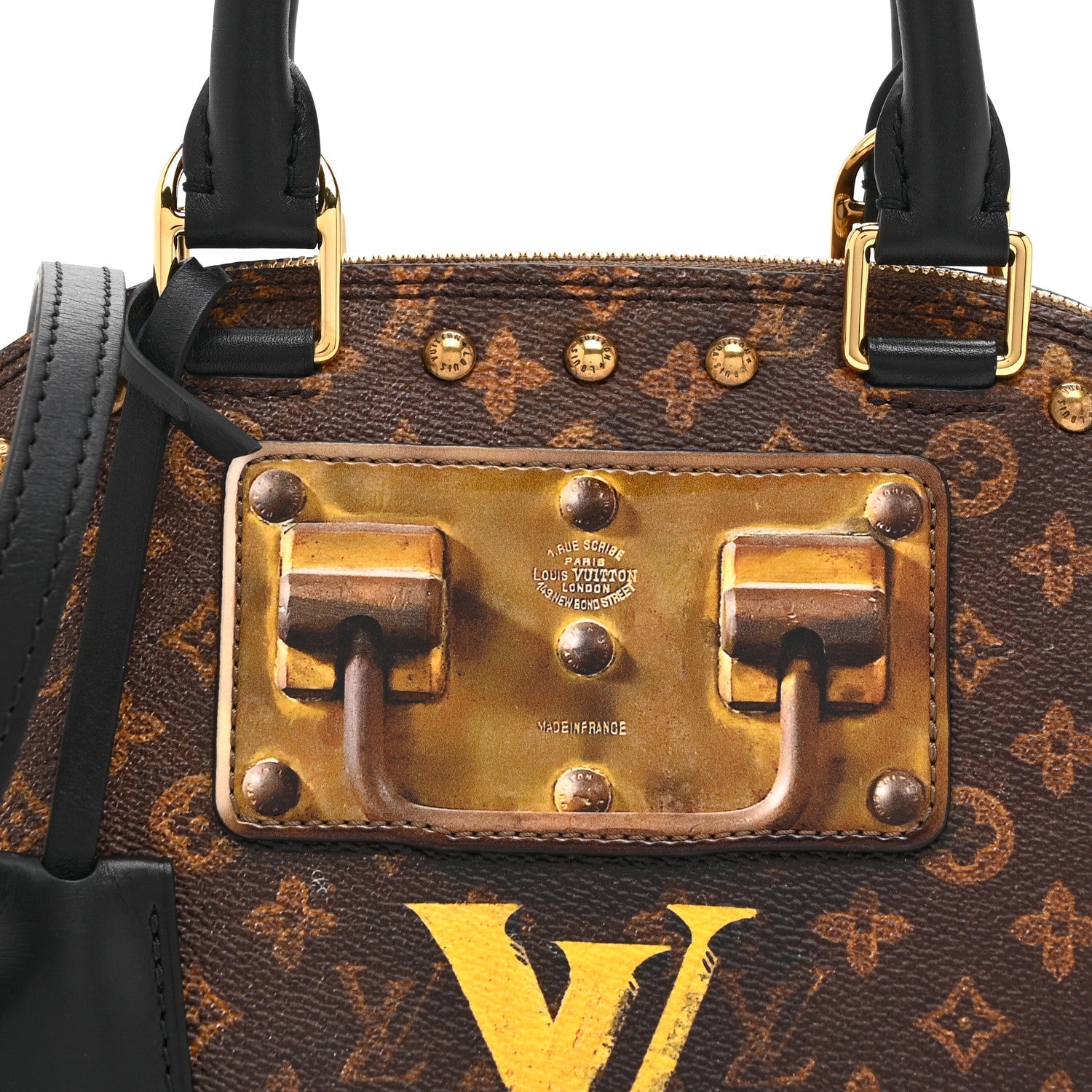Louis Vuitton Transformed Monogram Time Trunk Alma BB 7 of 9