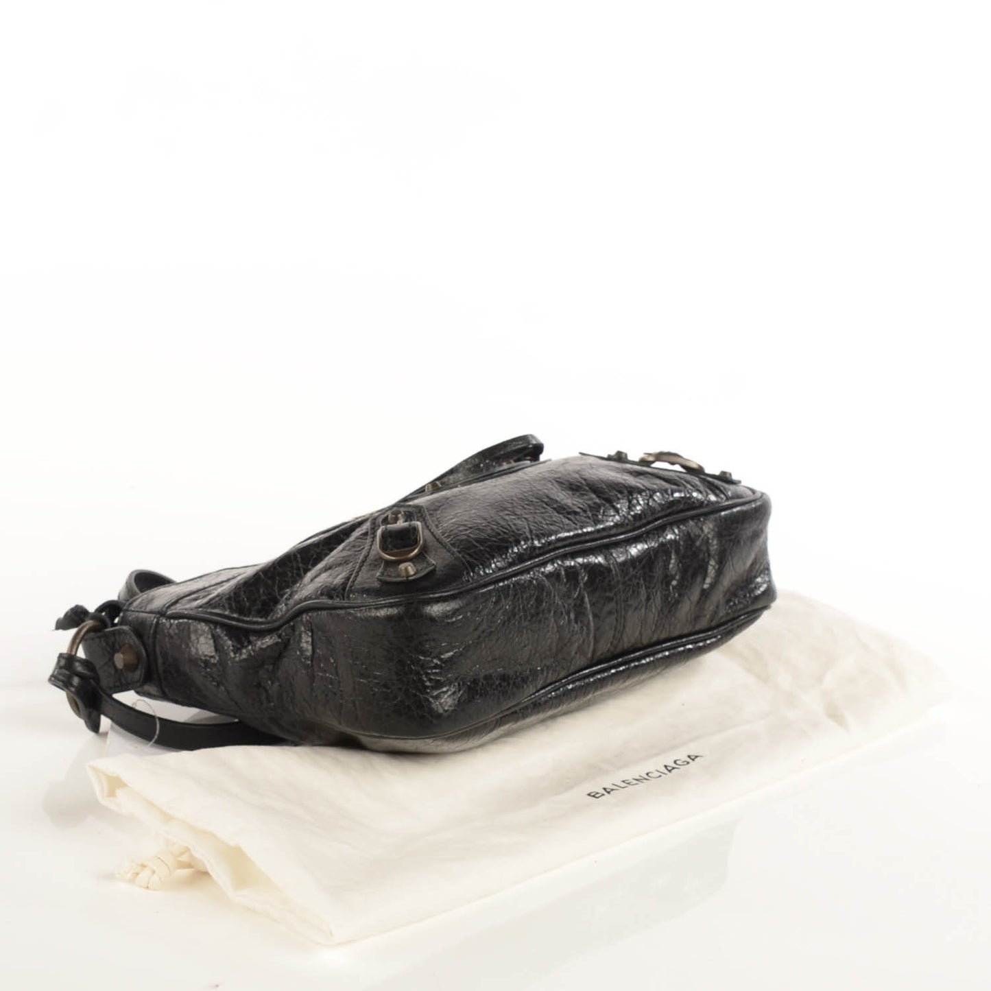 Agneau Classic Hardware Hip Black