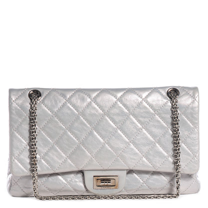 Chanel Calfskin 2.55 Reissue 227 Flap Metallic Silver 1 of 7