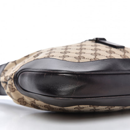 Gucci Monogram Small Jackie O Hobo Brown 6 of 9