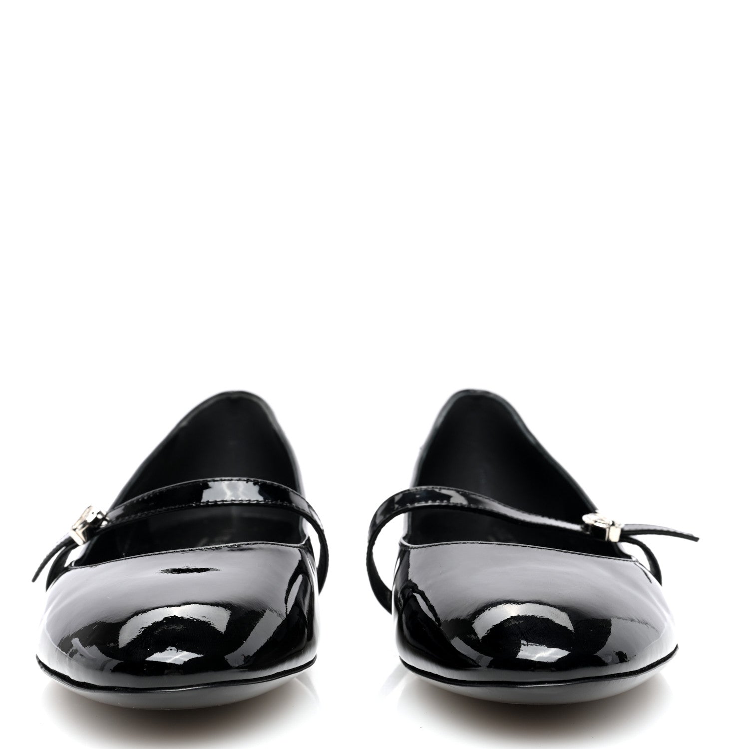 Louis Vuitton Patent Uniformes Ballet Flats 37.5 Black 2 of 7
