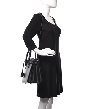 Saint Laurent Grained Calfskin Small Sac De Jour Black 2 of 10
