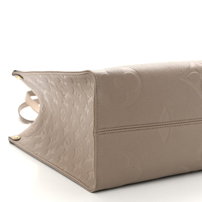 Louis Vuitton Empreinte Monogram Giant Onthego MM Tourterelle 8 of 9
