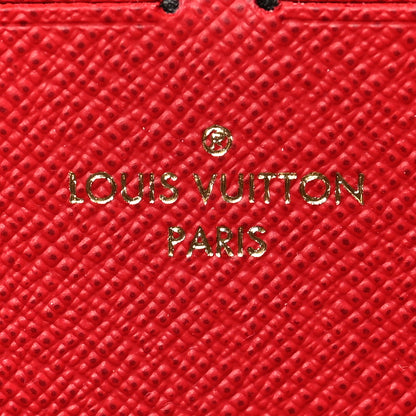 Louis Vuitton Damier Ebene Clemence Wallet Cherry 6 of 7