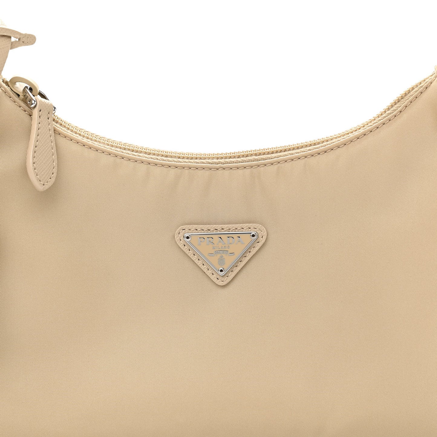 Re-Nylon Saffiano Mini Re-Edition 2000 Bag Deserto