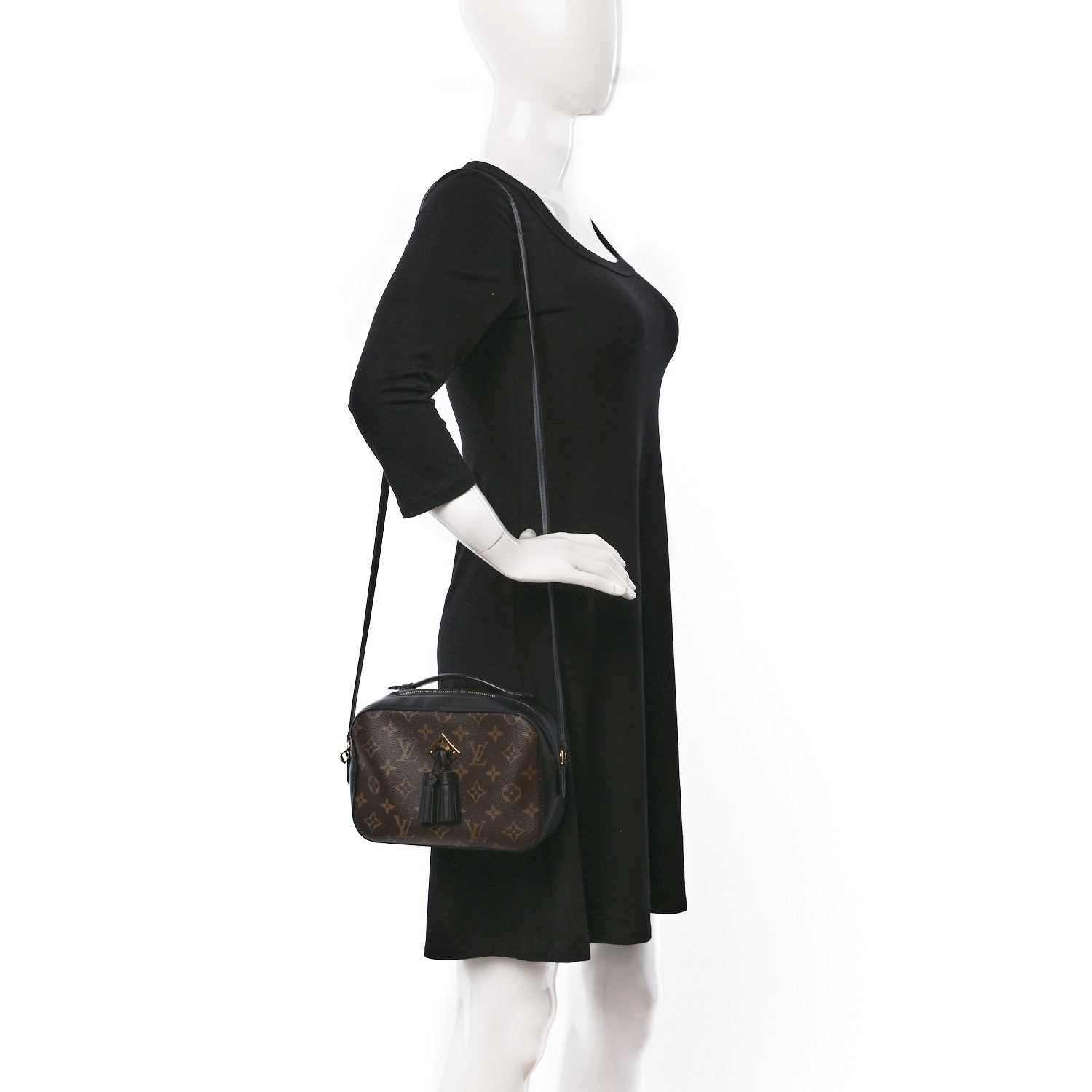 Louis Vuitton Monogram Saintonge Black 2 of 8