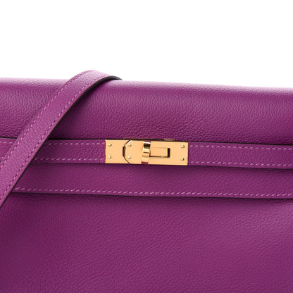 Hermes Evercolor Kelly Danse II Belt Bag Anemone 7 of 13