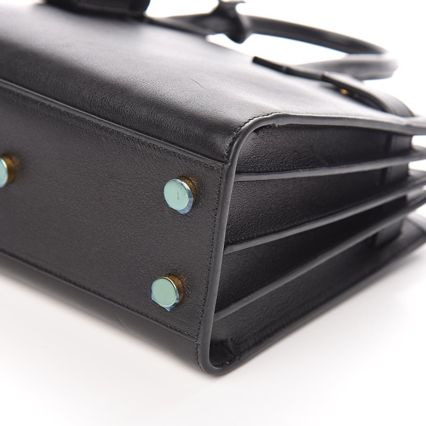 Calfskin Nano Sac De Jour Black