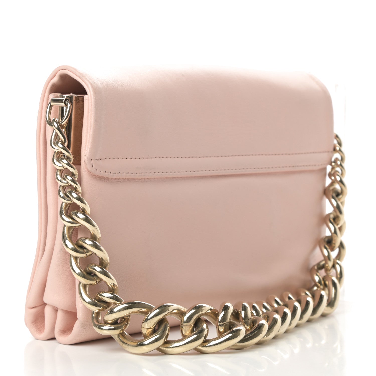 Versace Nappa Palazzo Sultan Shoulder Bag Light Pink 3 of 12