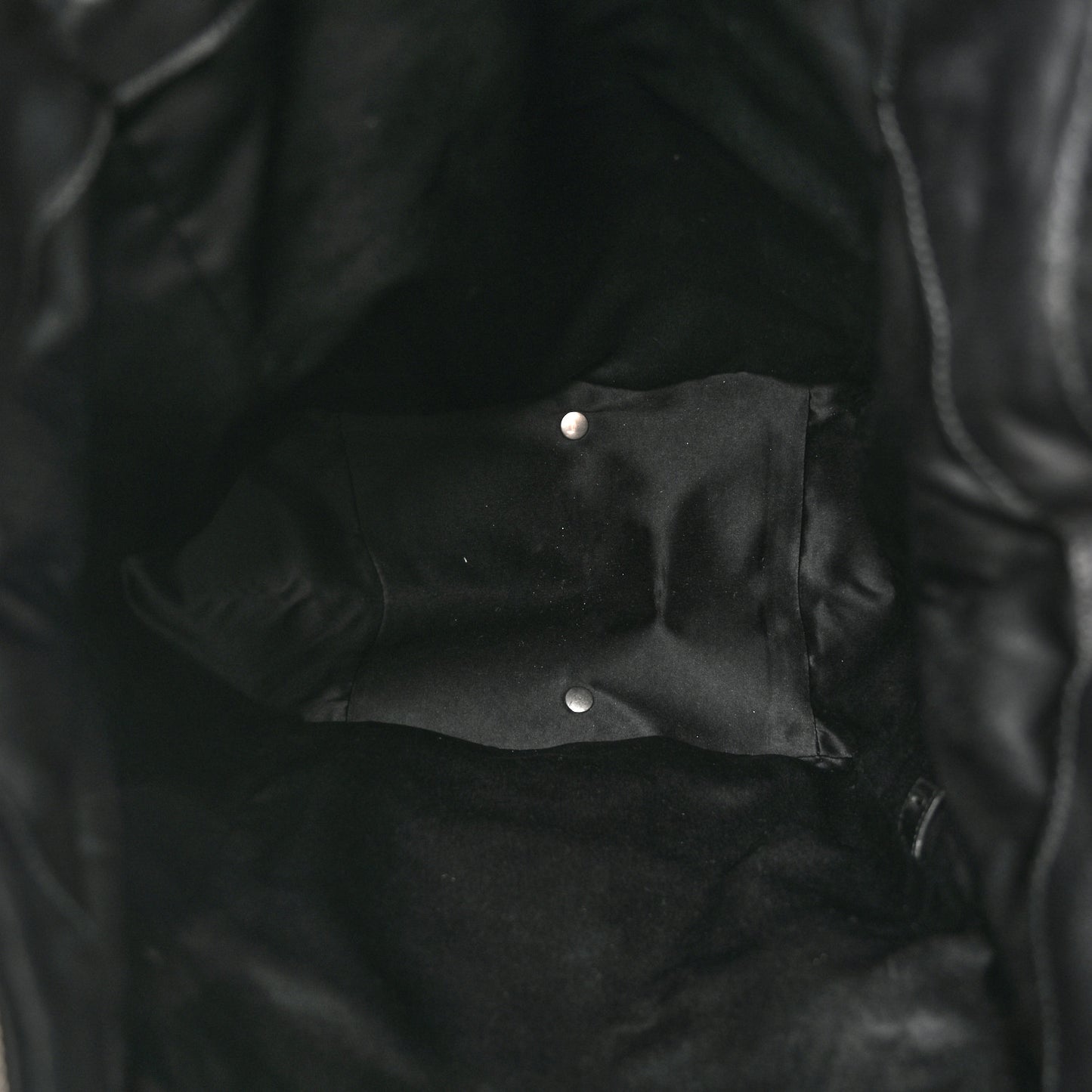 Metallic Embossed Large Downtown Tote Black