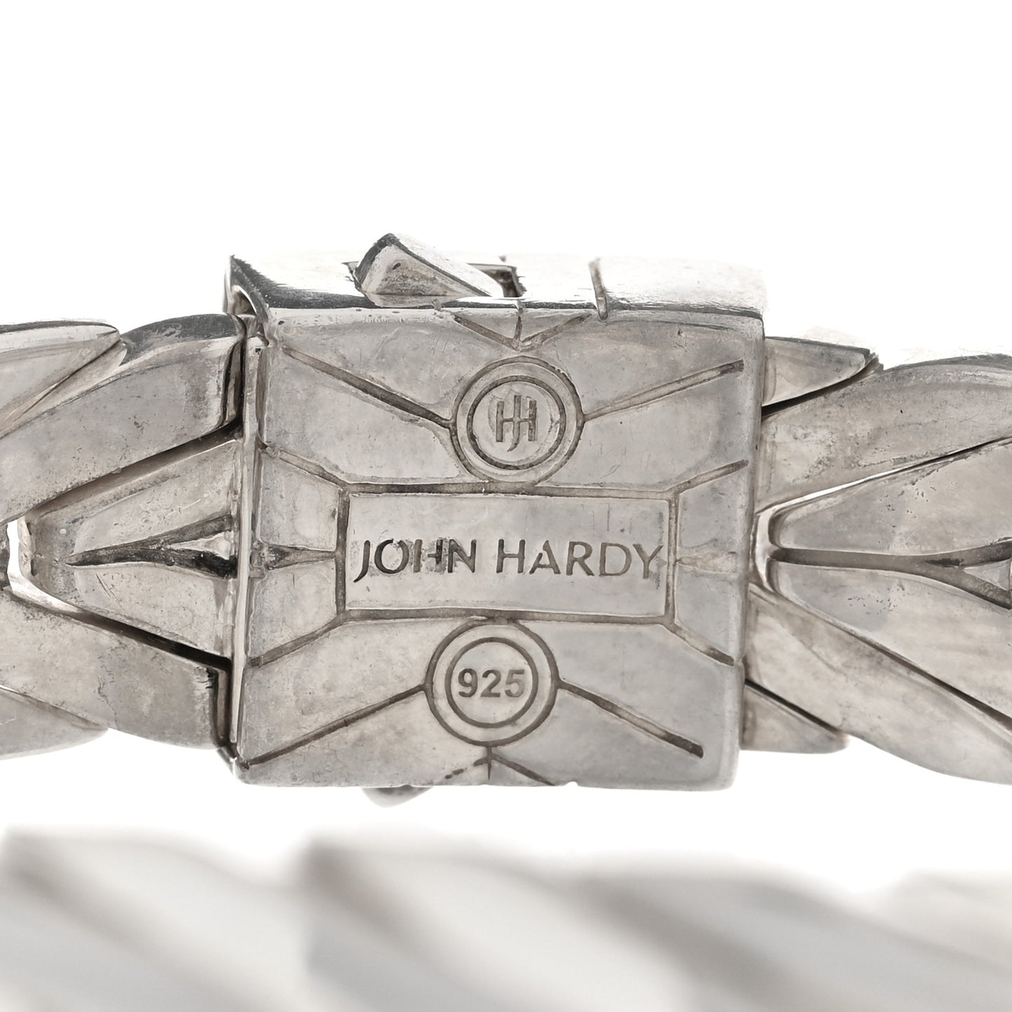 Sterling Silver Diamond 11mm Modern Chain Bracelet