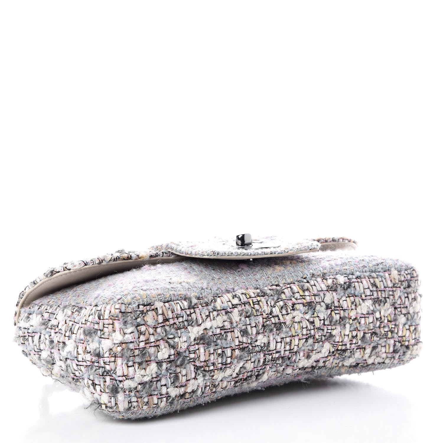 Chanel Tweed Medium Fantasy Flap Grey 4 of 11