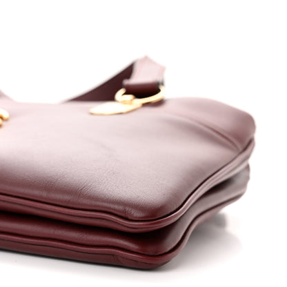 Gucci Vitello Palmellato Lux Large Arli Top Handle Bag Vintage Bordeaux 11 of 11