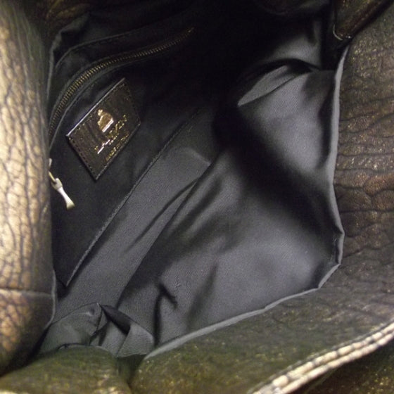 Leather Maizeha Large Shoulder Bag Metallic